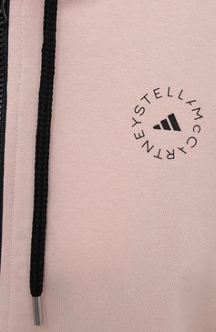 Женский хлопковый кардиган ADIDAS BY STELLA MCCARTNEY розового цвета, арт. GL4260 | Фото 5 (Рукава: Длинные; Региональные ограничения белый список (Axapta Mercury): Не проставлено, RU; Длина (для топов): Стандартные; Материал сплава: Проставлено; Материал внешний: Хлопок; Стили: Спорт-шик; Женское Кросс-КТ: Кардиган-одежда; Драгоценные камни: Проставлено)