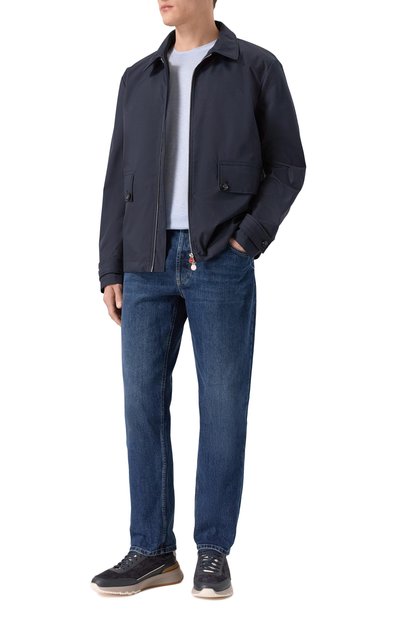 Хлопковая футболка PAUL&SHARK голубого цвета по цене 27350 руб., арт. 99311024_001, фото 2 Хлопковая футболка PAUL&SHARK, арт. 99311024_001, фото 2