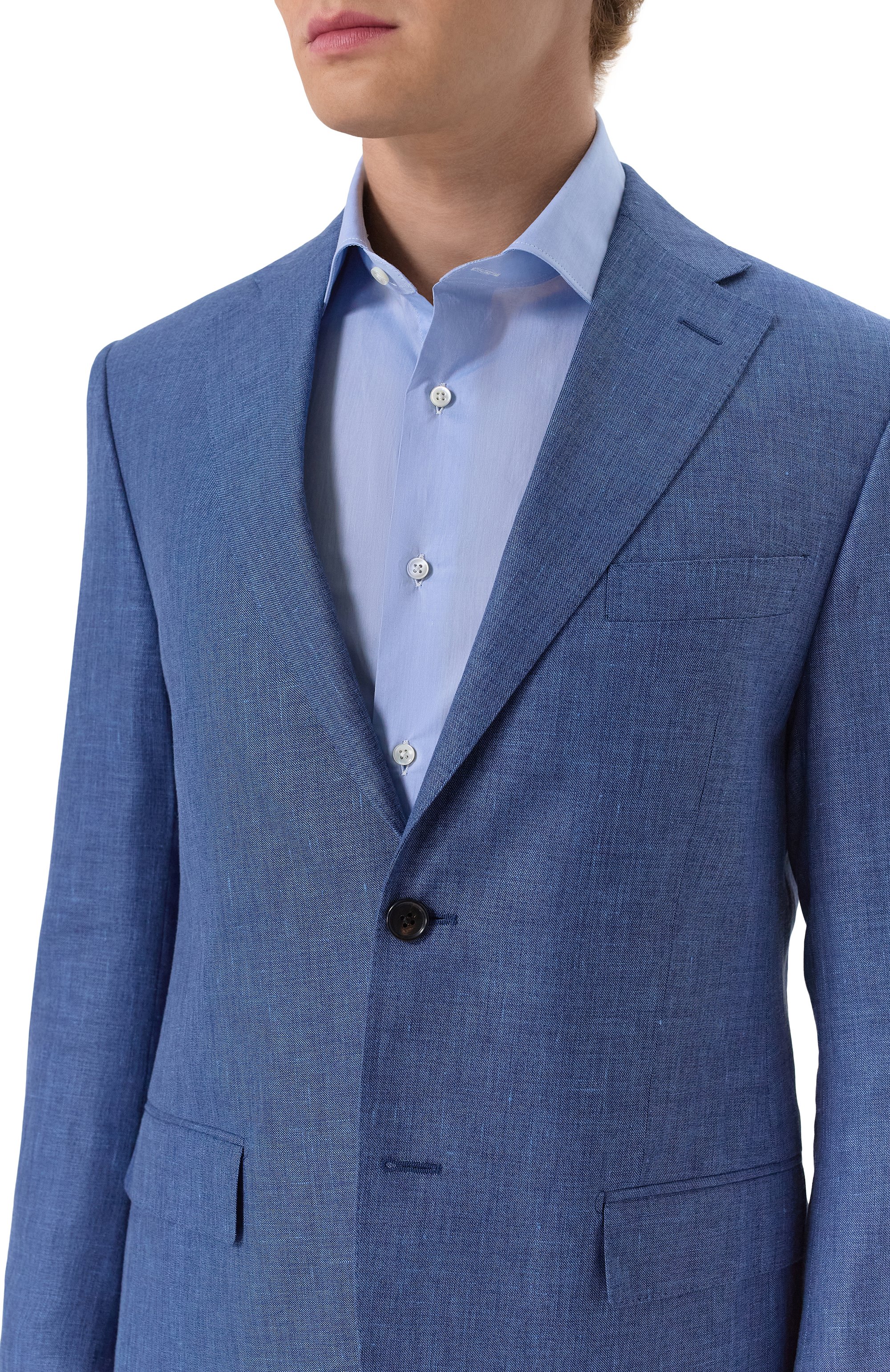 Костюм из шерсти и льна CORNELIANI, арт. 25X008-2518263_SET, фото 8