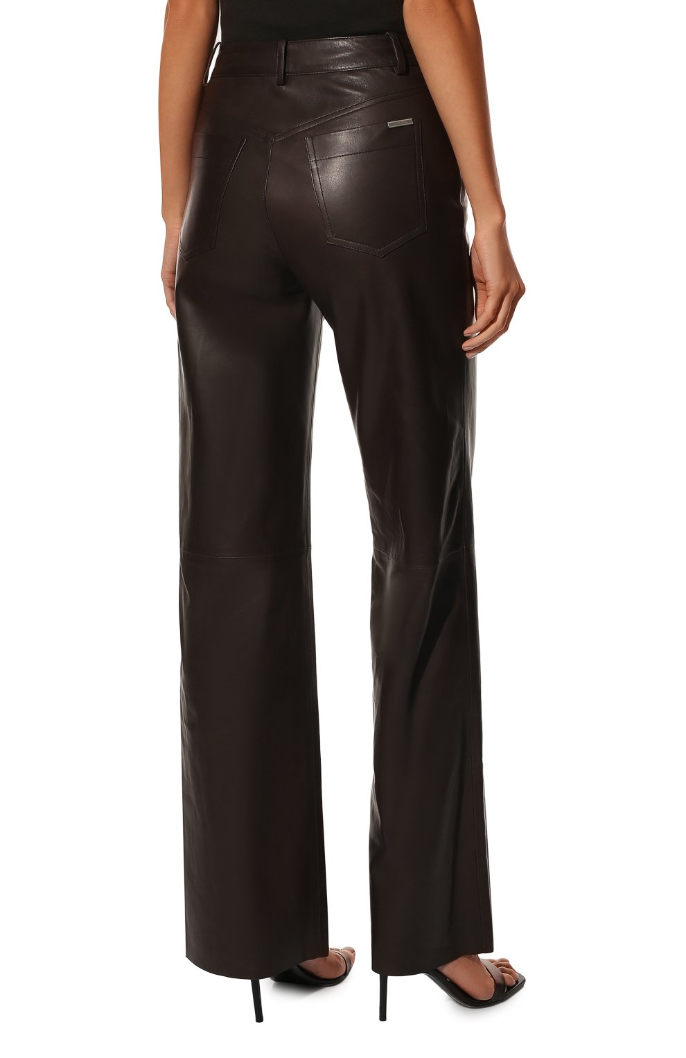 Кожаные брюки DROME, арт. DPD7135P/D1098P, фото 4