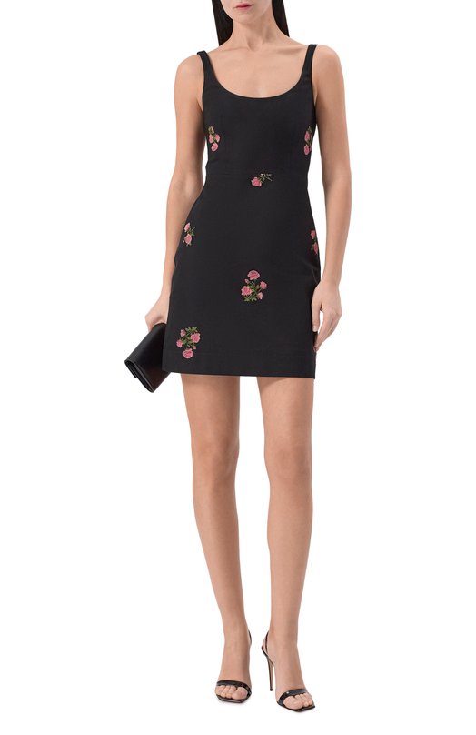 Хлопковое платье Giambattista Valli 26SSRVCA5003/24GAB Чёрный  26SSRVCA5003/24GAB Фото 2