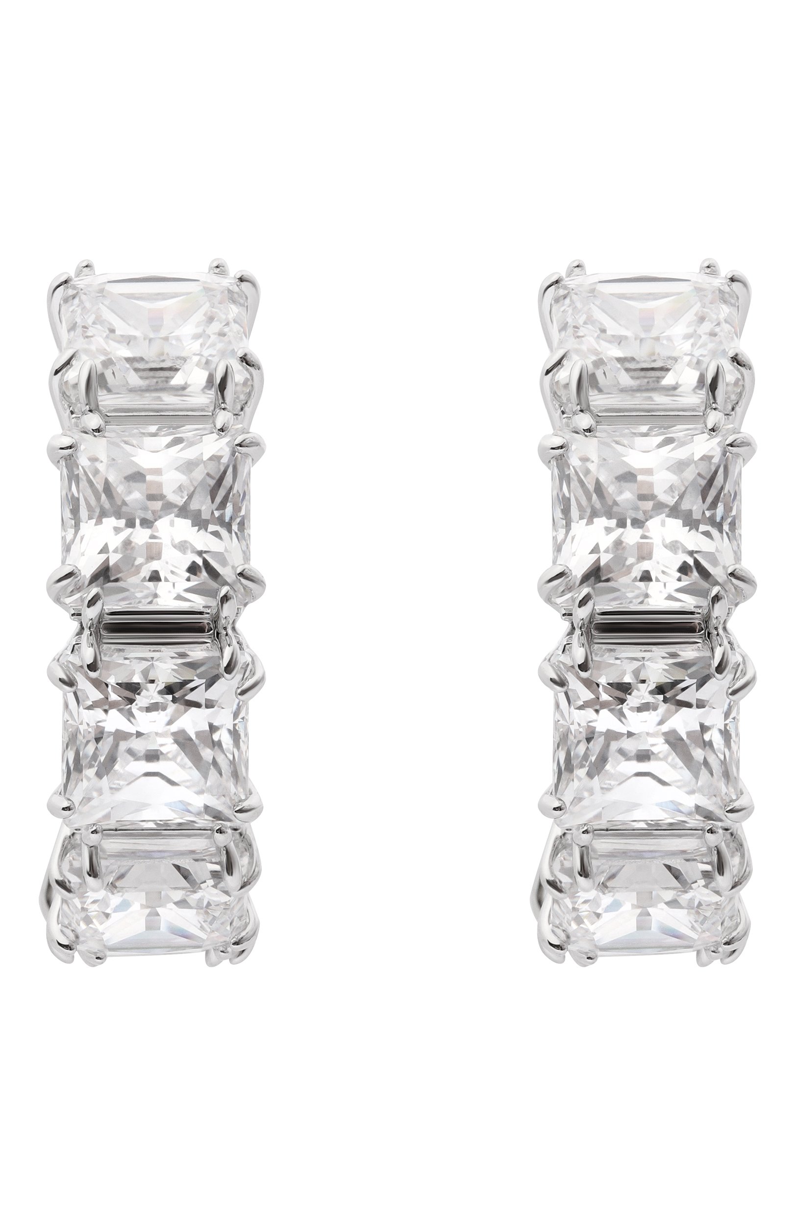Клипсы millenia SWAROVSKI серебряного цвета по цене 22950 руб., арт. 5654557, фото 1 Клипсы millenia SWAROVSKI, арт. 5654557, фото 1
