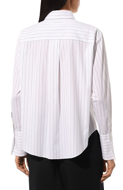 Рубашка из хлопка и шелка BRUNELLO CUCINELLI, арт. MP757NH306, фото 4