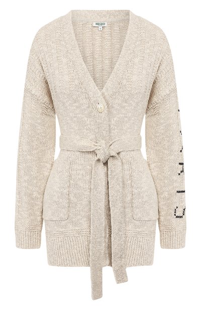 Женский кардиган из смеси хлопка и льна KENZO, арт. FA52CA523813