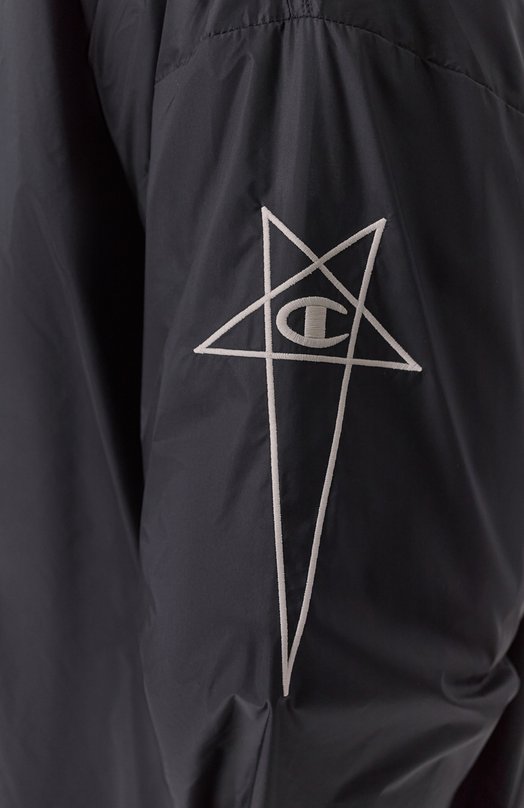 Куртка Rick Owens x Champion Rick Owens CM01E1661/CHNY Чёрный  CM01E1661/CHNY Фото 5