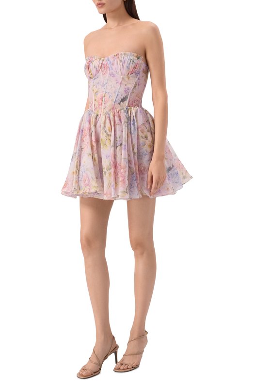 Платье изо льна и шелка YVON 0 160018 Розовый  0 160018 Фото 2