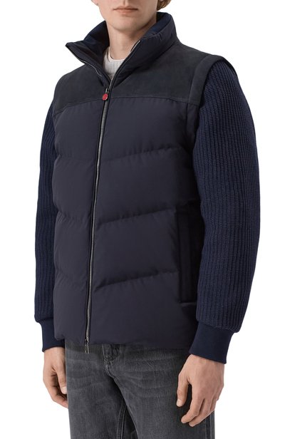 Утепленная куртка KITON темно-синего цвета по цене 748500 руб., арт. UW2511V0442L, фото 3 Утепленная куртка KITON, арт. UW2511V0442L, фото 3