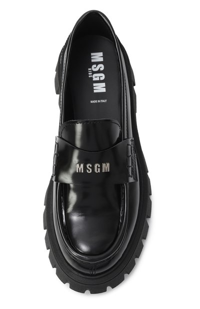Кожаные лоферы MSGM KIDS, арт. 81148/28-35, фото 4