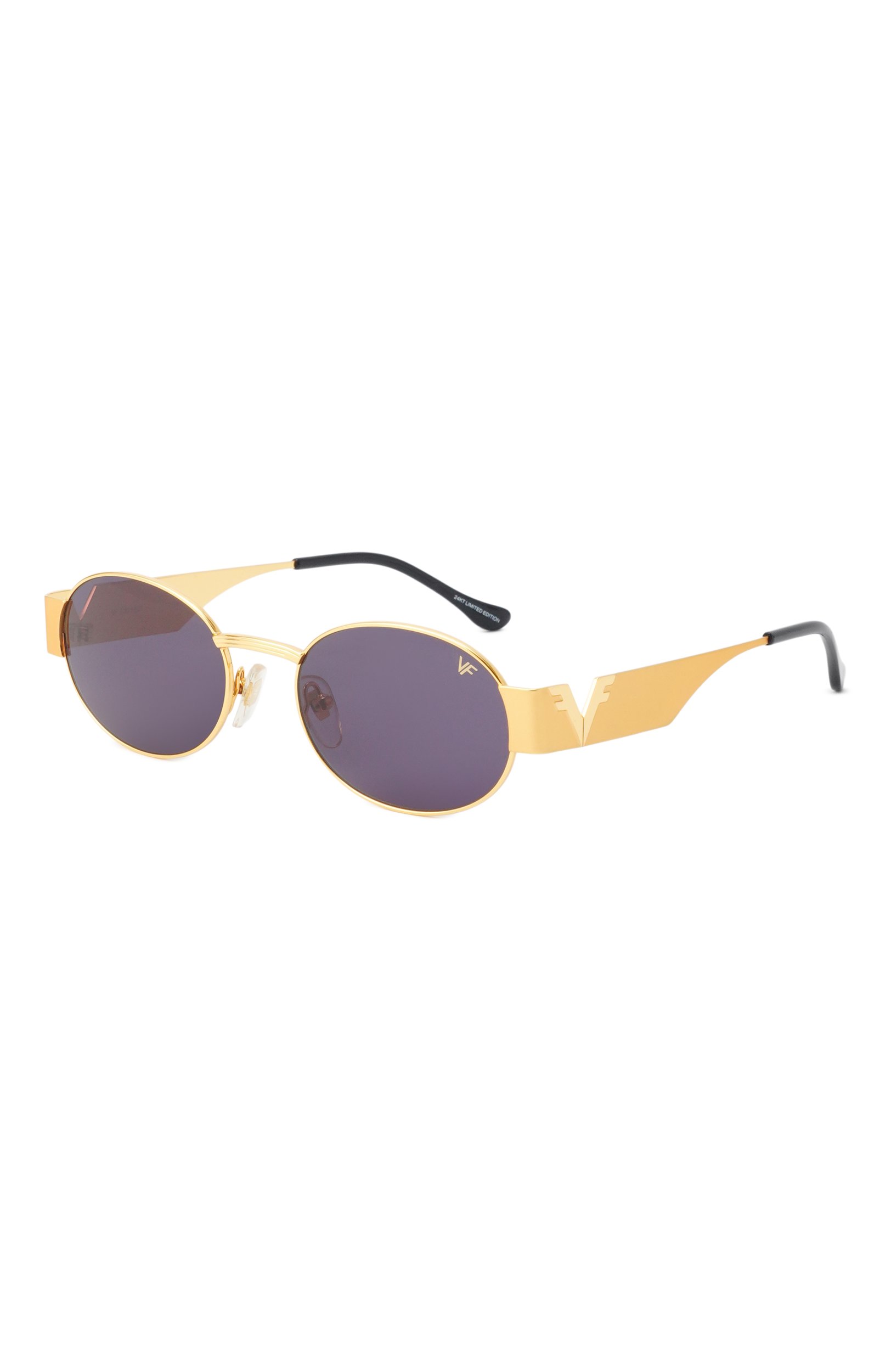 Солнцезащитные очки VINTAGE FRAMES, арт. CYPHER 24K YELL0WG0LD/BLACK, фото 1
