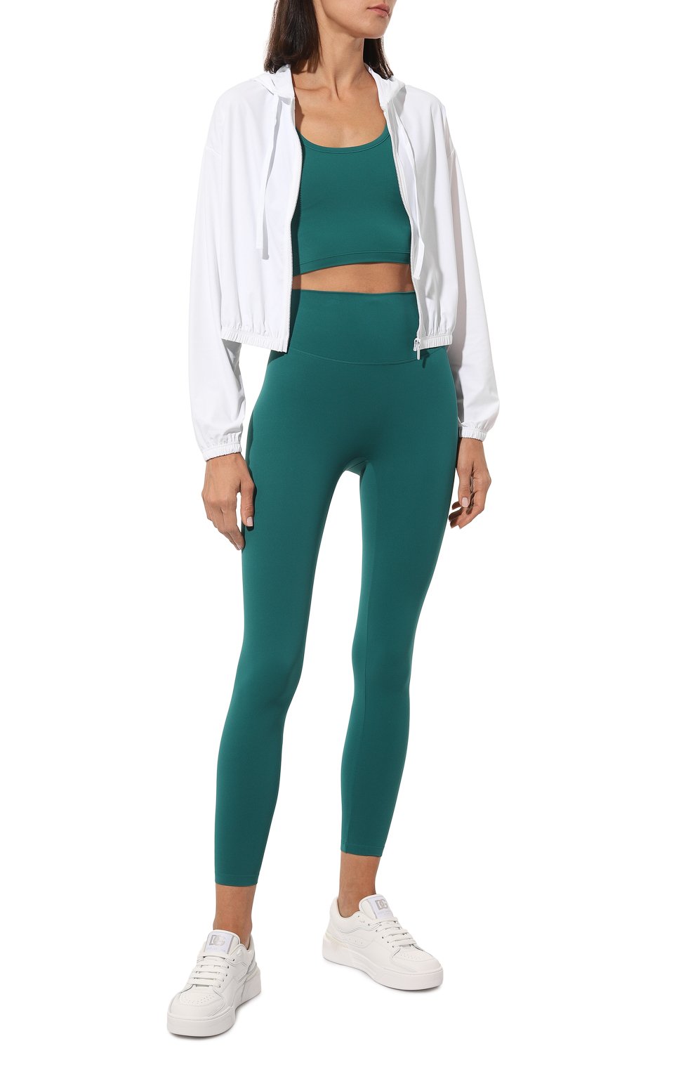Легинсы DAILY REMINDER зеленого цвета по цене 11990 руб., арт. L019-GN, фото 2 Легинсы DAILY REMINDER, арт. L019-GN, фото 2