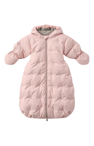 Пуховый конверт CHEPE светло-розового цвета по цене 12800 руб., арт. 391098, фото 1 Пуховый конверт CHEPE, арт. 391098, фото 1