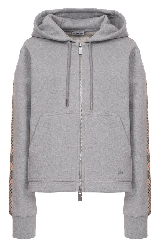 Хлопковая толстовка Burberry 8118973 Серый 8118973