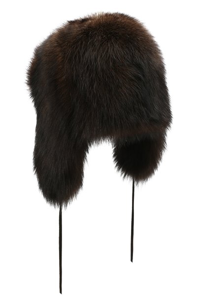Шапка-ушанка из меха фишера FURLAND коричневого цвета по цене 190000 руб., арт. 0167610310003300000, фото 2 Шапка-ушанка из меха фишера FURLAND, арт. 0167610310003300000, фото 2