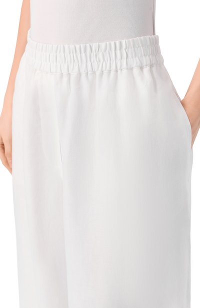 Льняные брюки WEEKEND MAX MARA, арт. WKDFELIN0, фото 5