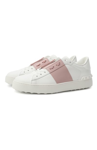 Кожаные кеды open VALENTINO, арт. 6W2S0781/BLU, фото 1