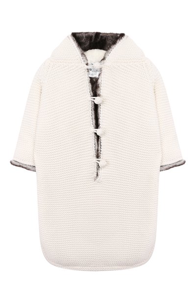 Кашемировый конверт с меховой отделкой LORO PIANA, арт. FAD5551, фото 1