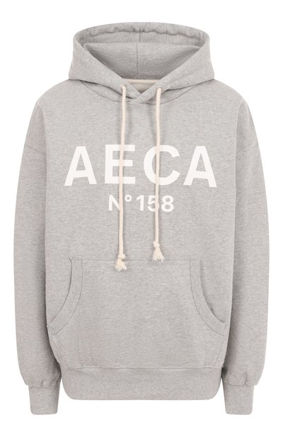 Женский хлопковое худи AECA WHITE, арт. AWCMFWBDTSPSO002C0.GREY/WHITE (S)
