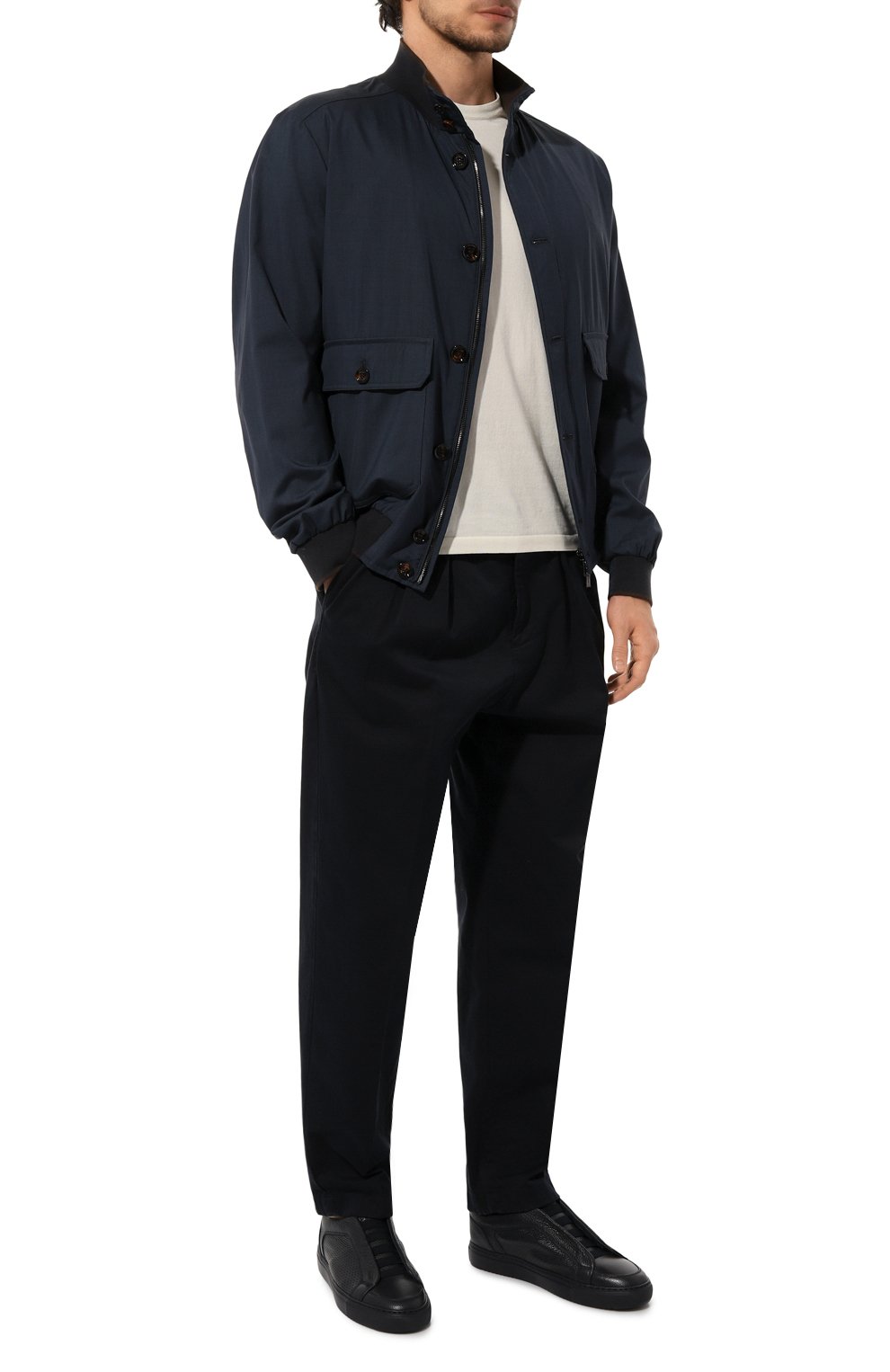 Бомбер carlos-go из шерсти и шелка MOORER, арт. 0LRAC-G0, фото 2