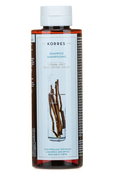 Женский шампунь с лакрицей и крапивницей (250ml) KORRES, арт. 5203069040481