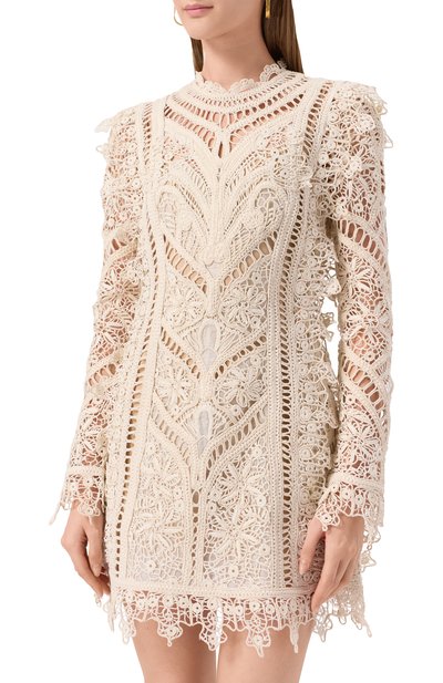 Платье из хлопка и вискозы ZIMMERMANN, арт. 3133DS251, фото 3