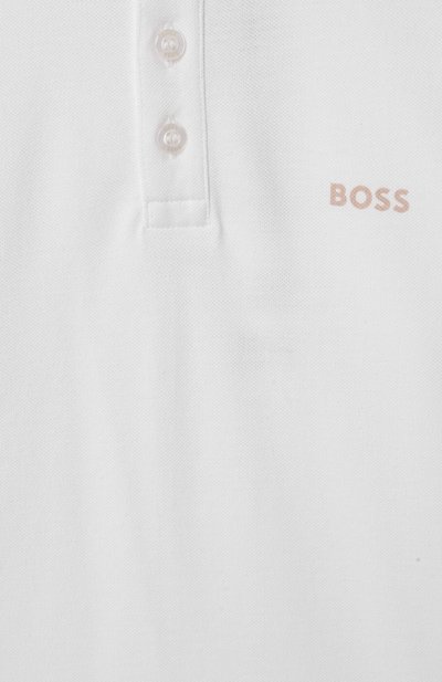 Хлопковое поло BOSS, арт. J52015, фото 3