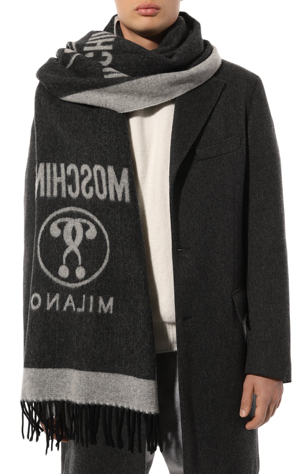 Шерстяной шарф MOSCHINO, арт. 30672/M2327, фото 3