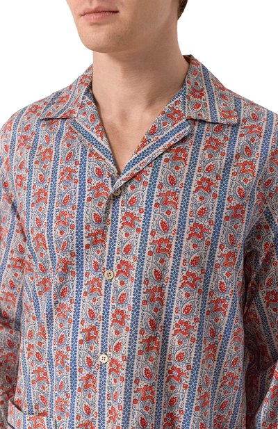 Хлопковая рубашка VALENTINO, арт. 6V3ABQ65AN2, фото 5