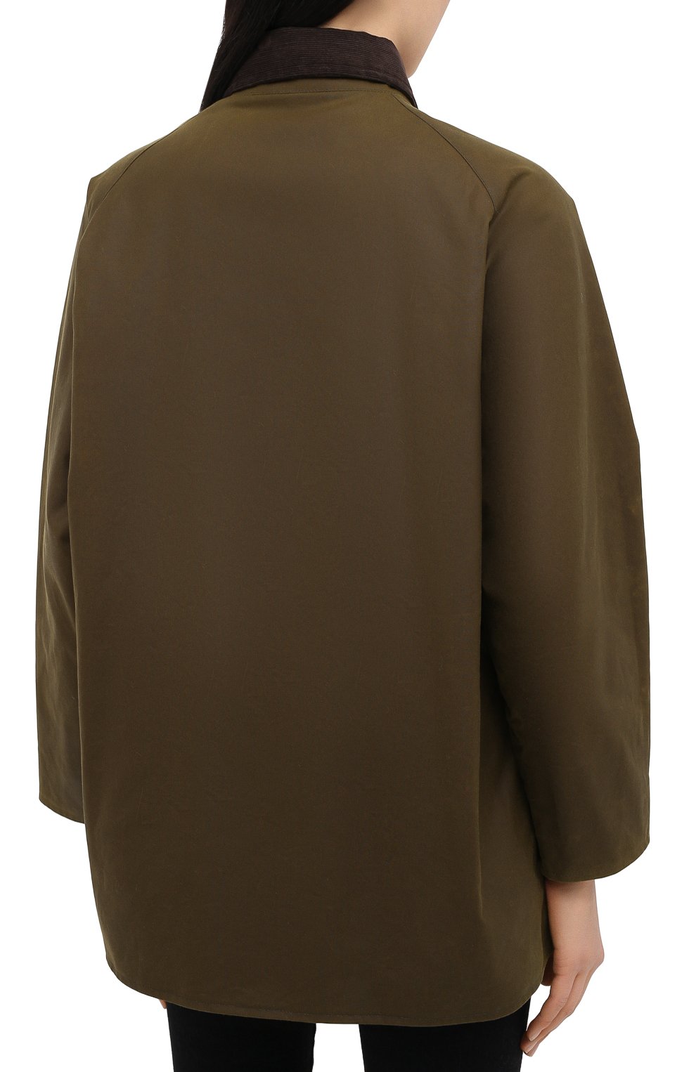 Хлопковая парка CELINE хаки цвета по цене 231000 руб., арт. 2W167402H, фото 4 Хлопковая парка CELINE, арт. 2W167402H, фото 4