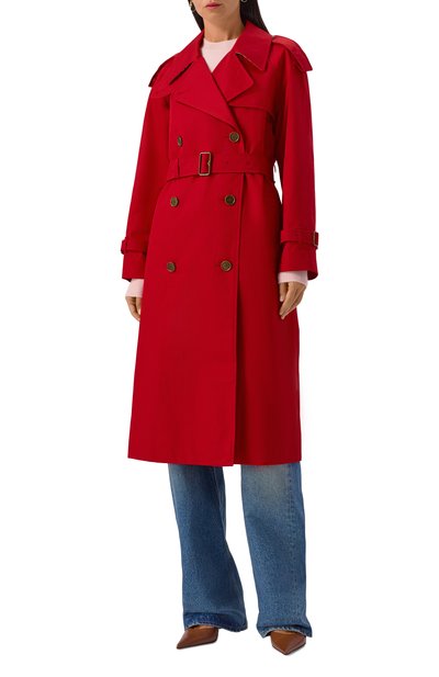 Хлопковый тренч BURBERRY, арт. 8111163, фото 3