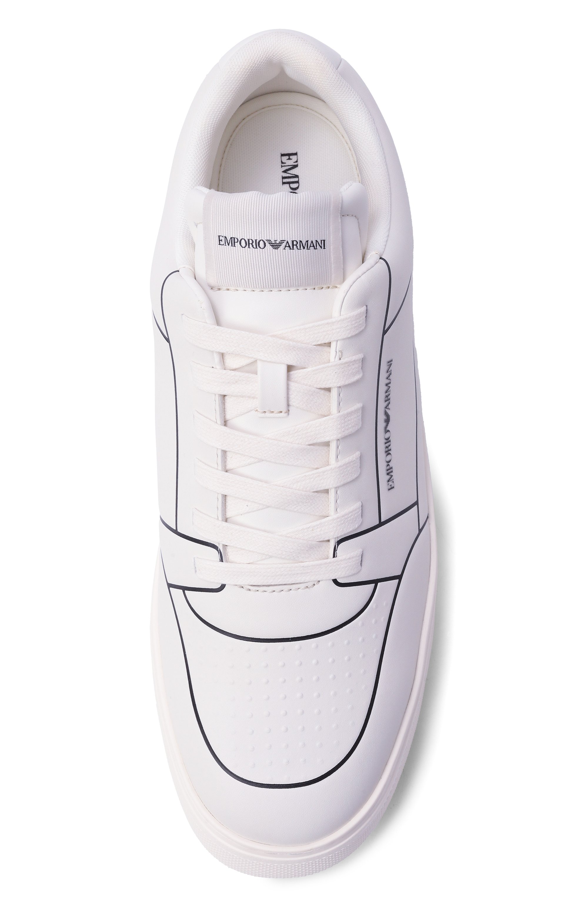 Кожаные кеды EMPORIO ARMANI, арт. EM002852/AF18014, фото 6