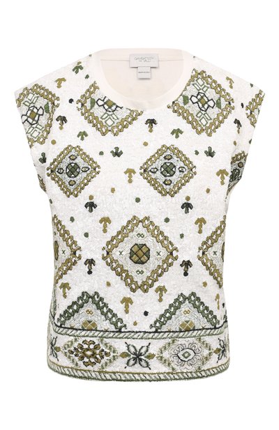 Женский хлопковый топ GIAMBATTISTA VALLI, арт. 24FWPVLE40J6-J5JEE