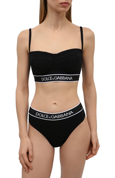 Бюстгальтер-балконет DOLCE & GABBANA черного цвета по цене 25850 руб., арт. 01B35T/FUGF5, фото 2 Бюстгальтер-балконет DOLCE & GABBANA, арт. 01B35T/FUGF5, фото 2