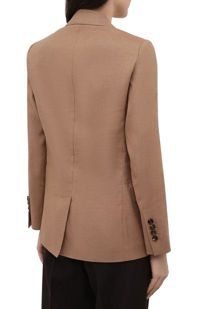 Жакет изо льна и хлопка BRUNELLO CUCINELLI, арт. MF5912021, фото 4