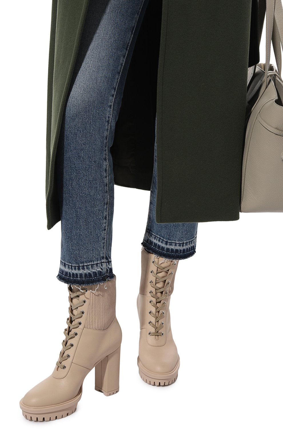 Комбинированные ботильоны martis GIANVITO ROSSI, арт. G73833.70RIC.CE0M0MS, фото 3