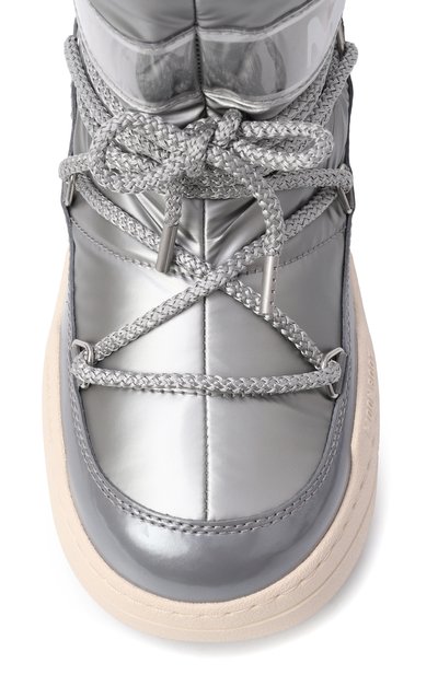 Утепленные сапоги MOON BOOT серебряного цвета по цене 13900 руб., арт. 80D3440020, фото 4 Утепленные сапоги MOON BOOT, арт. 80D3440020, фото 4