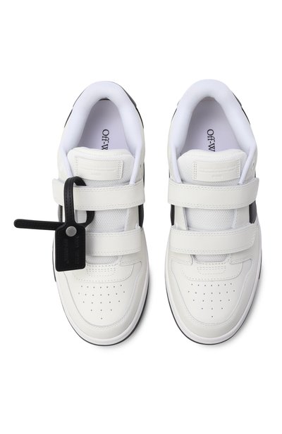 Комбинированные кеды out of office OFF-WHITE, арт. 0BIA008C99LEA002_001, фото 4
