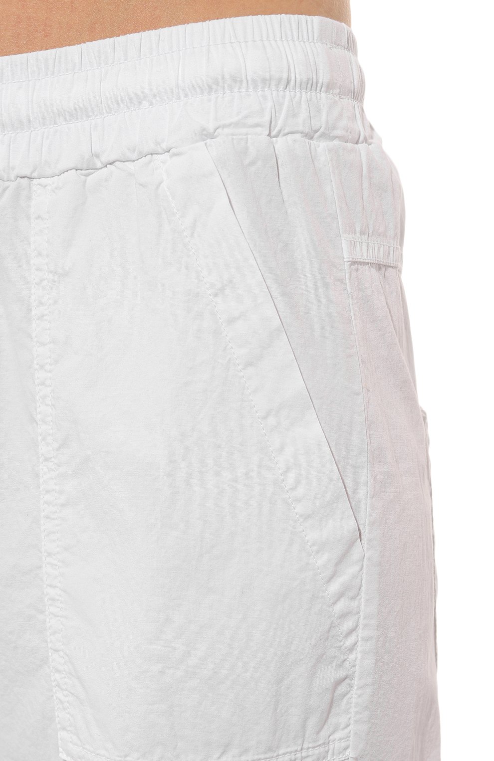 Хлопковые брюки DEHA белого цвета по цене 9950 руб., арт. D83057, фото 5 Хлопковые брюки DEHA, арт. D83057, фото 5