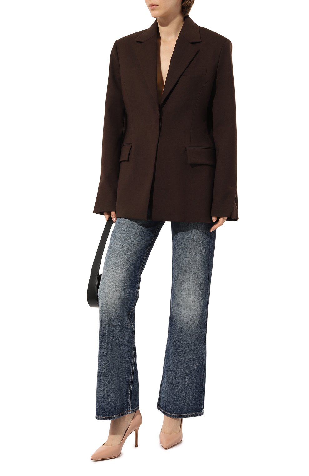 Кожаные туфли gianvito 85 GIANVITO ROSSI, арт. G24580.85RIC.VITPEAH, фото 2