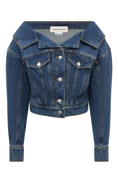 Женская джинсовая куртка ALEXANDER MCQUEEN, арт. 752781/QMACG