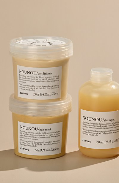 Интенсивная восстанавливающая маска для глубокого питания волос nounou (250ml) DAVINES, арт. 75612, фото 3