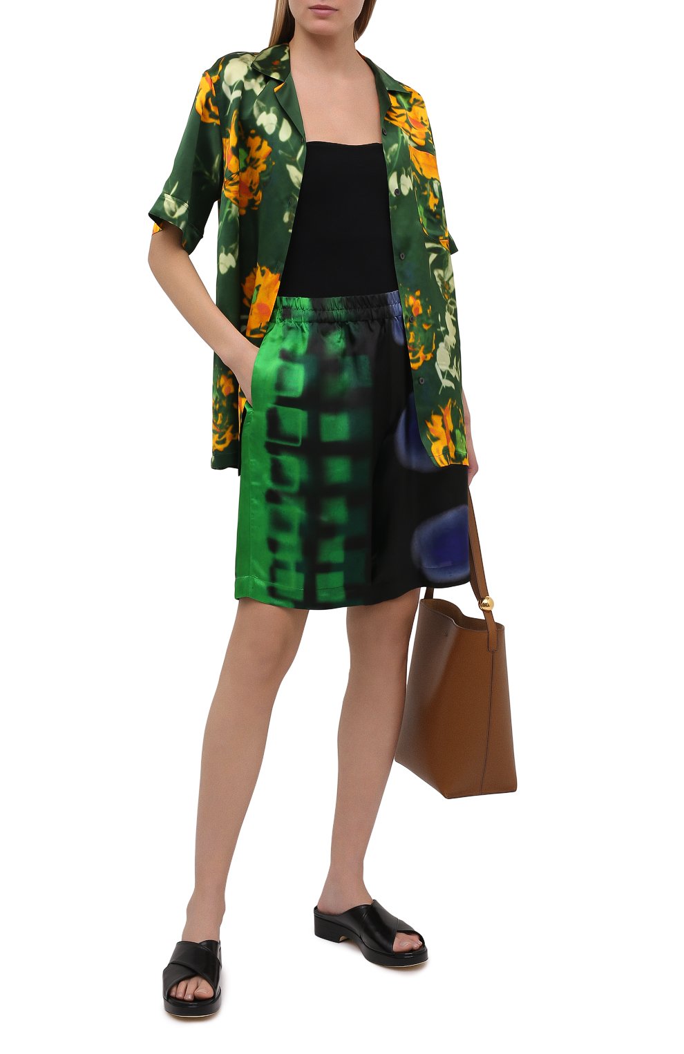 Шорты из вискозы DRIES VAN NOTEN, арт. 211-30954-2068, фото 2