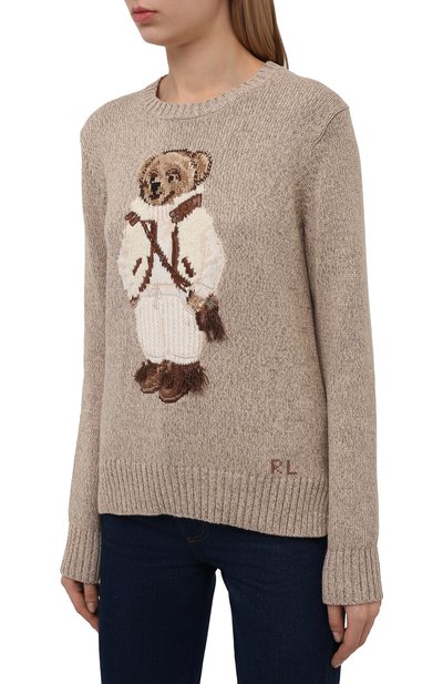Хлопковый свитер POLO RALPH LAUREN, арт. 211847034, фото 3