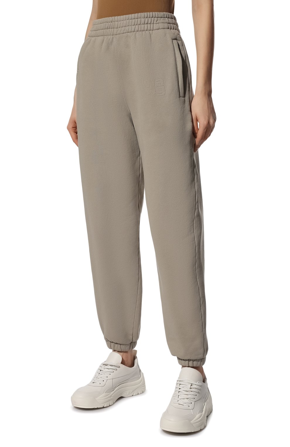 Хлопковые джоггеры ALEXANDERWANG.T, арт. 4CC3214104, фото 3