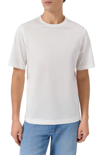 Хлопковая футболка ZILLI, арт. TSR02AM0100VZL000, фото 3