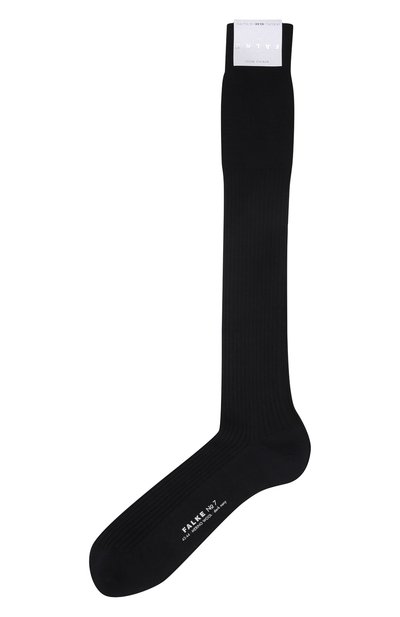 Мужские шерстяные гольфы FALKE темно-синего цвета, арт. 15449 | Фо�то 1 (Материал внешний: Шерсть; Статус проверки: Проверено, Проверена категория; Кросс-КТ: бельё)