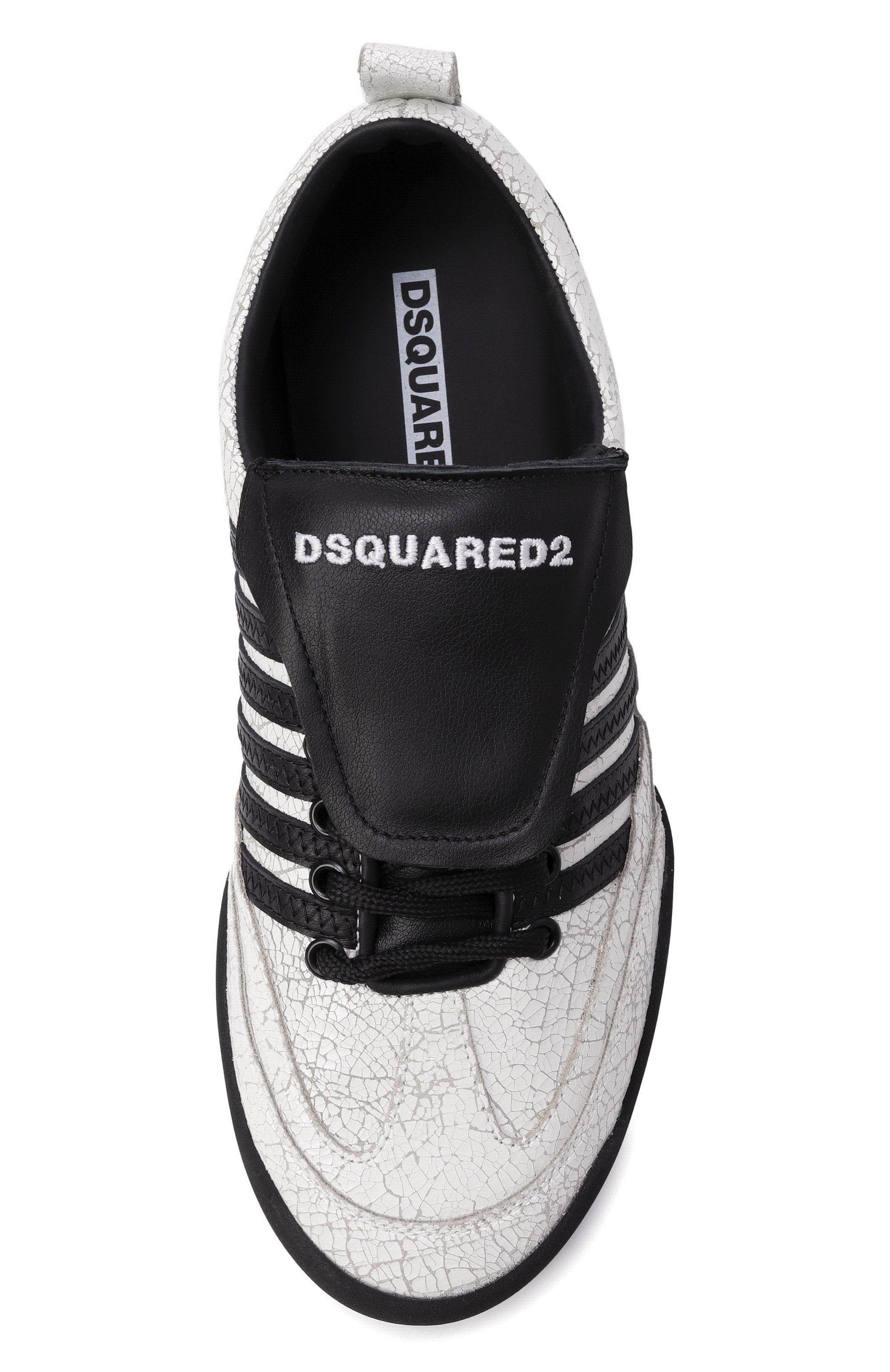 Кожаные кеды soccer DSQUARED2, арт. SNW0304/43108439, фото 6