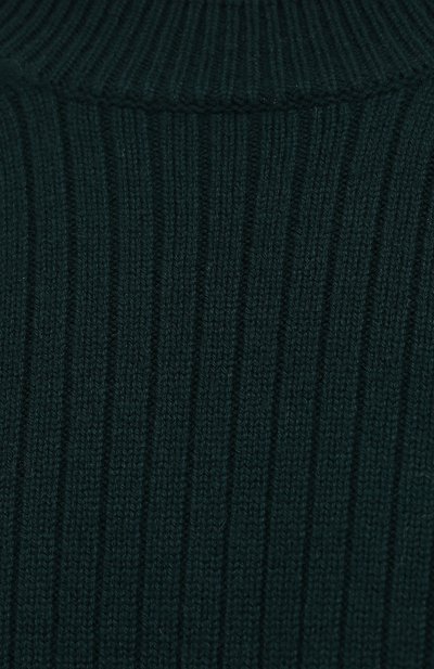 Джемпер из шерсти и кашемира BOTTEGA VENETA темно-зеленого цвета по цене 99300 руб., арт. 647515/V0C50, фото 5 Джемпер из шерсти и кашемира BOTTEGA VENETA, арт. 647515/V0C50, фото 5