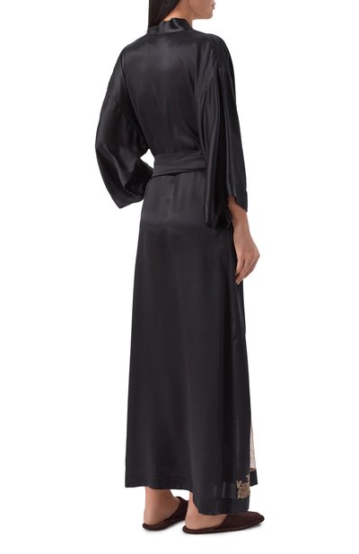 Шелковый халат CARINE GILSON, арт. AL0168AP, фото 3