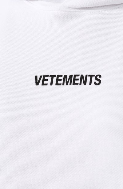 Хлопковое худи VETEMENTS, арт. UAH20TR725/W, фото 5