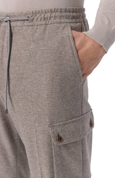 Шерстяные брюки-карго CORNELIANI, арт. 284L14/2A18801, фото 5